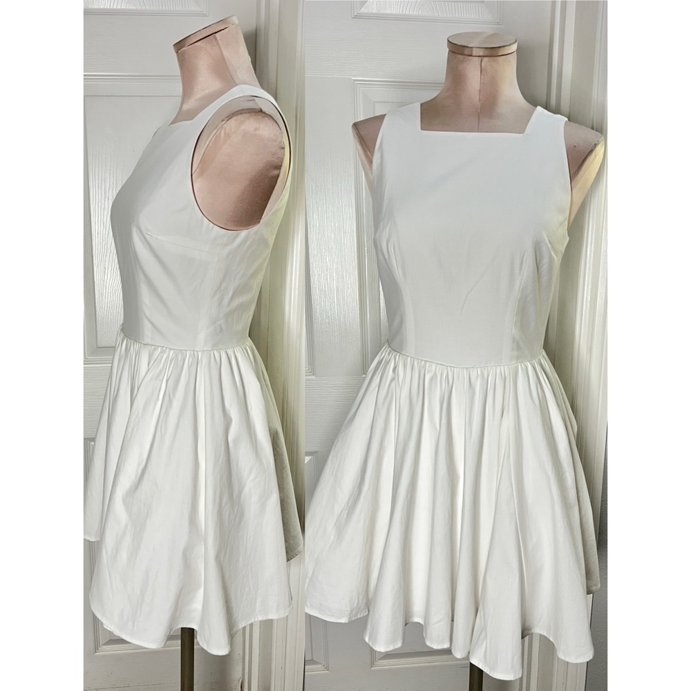 Reformation Chimere White Mini Sleeveless Dress Sz S